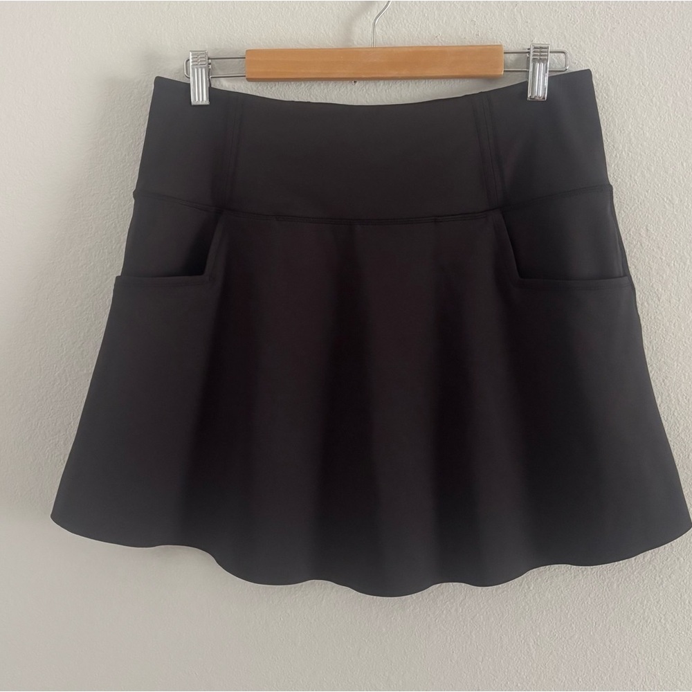 Lole Step Up Active Skort Black Built-In Shorts Pockets Size Large - Picture 5 of 16